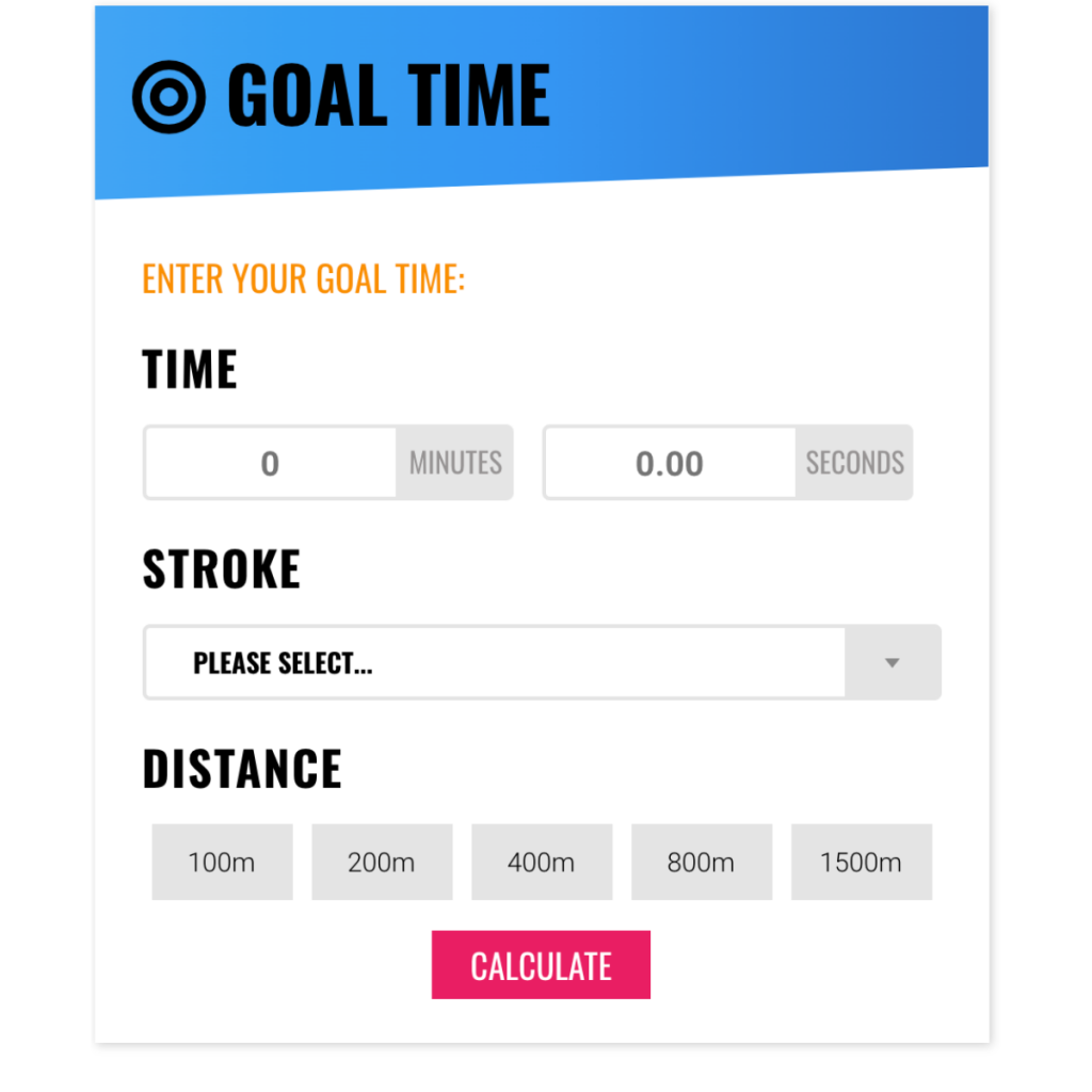 Goal Time Calculator